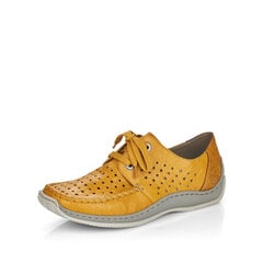 Повседневная обувь для женщин Rieker, жёлтая цена и информация | Женская обувь - лодочки  | 220.lv