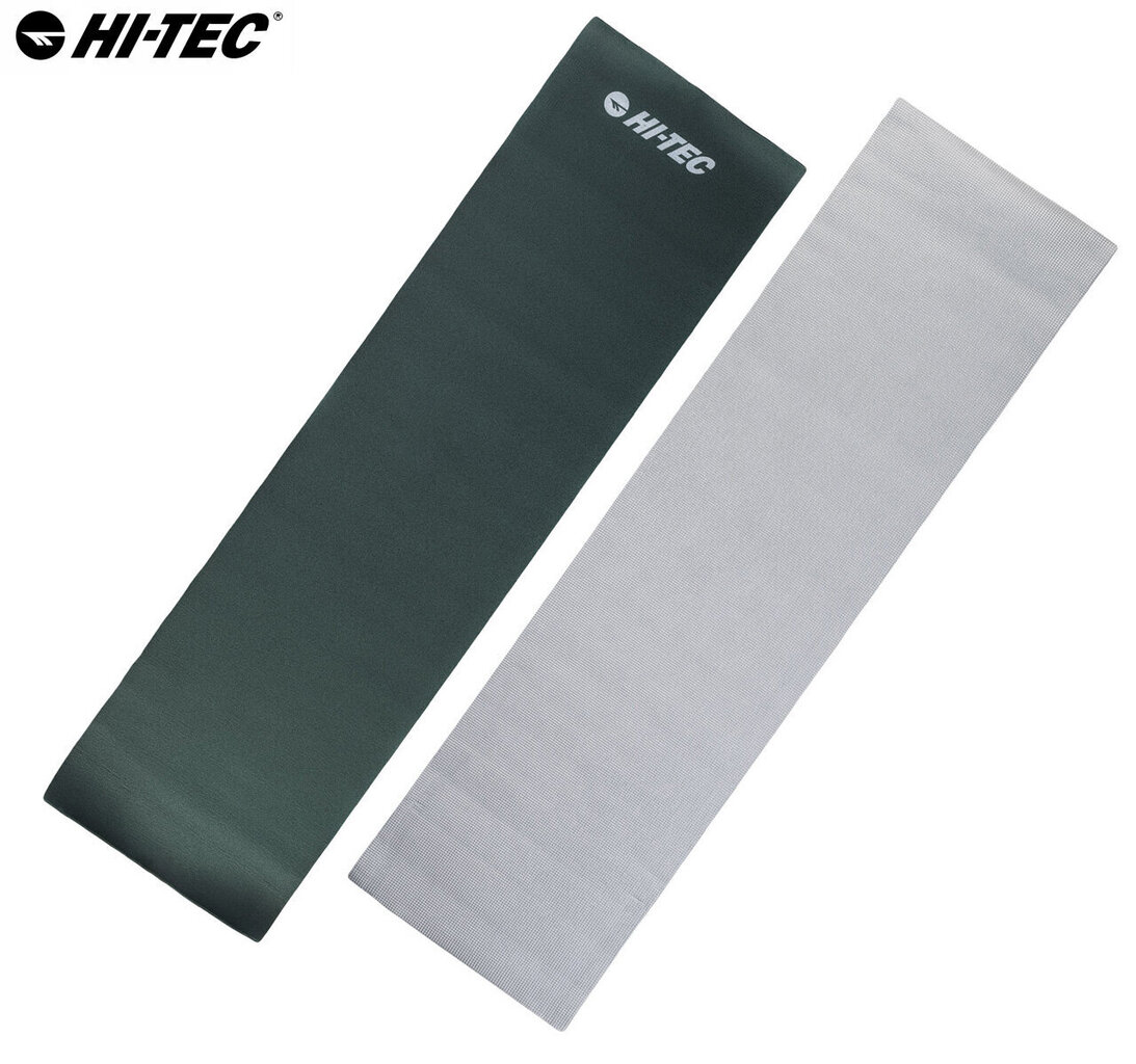 Izolācijas ceļojuma paklājs Tapis Hi-Tec, 180x50 cm, pelēks/zaļš cena un informācija | Tūrisma matrači un paklājiņi | 220.lv