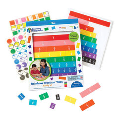Математическая игра Learning Resources Радужные дроби LER 0615 цена и информация | Развивающие игрушки | 220.lv