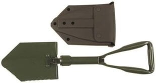 MFH Folding Spade BW, 3-часовая, оливковая, с сумкой. складывается цена и информация | Механические инструменты | 220.lv