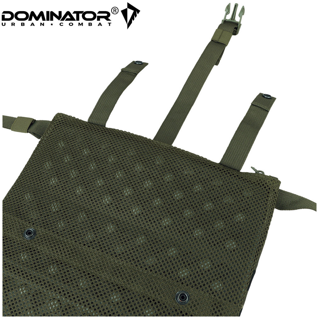 Salokāms paklāja pārvalks Dominator Urban Combat Forest Panther, 43x30 cm, zaļš cena un informācija | Tūrisma matrači un paklājiņi | 220.lv