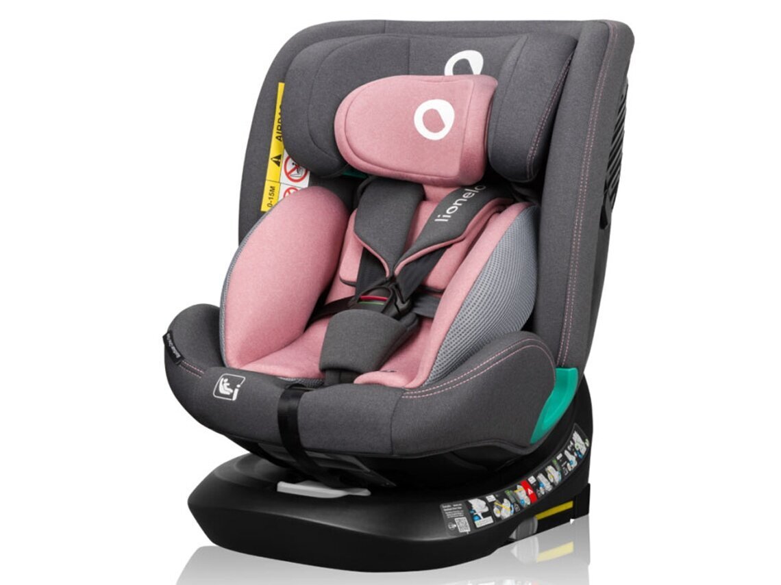 Autokrēsliņš Lionelo Bastiaan One I-Size, 40-150 cm, pink rose cena un informācija | Autokrēsliņi | 220.lv