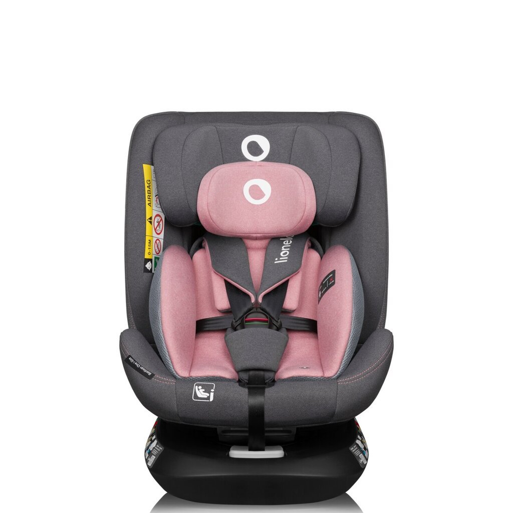 Autokrēsliņš Lionelo Bastiaan One I-Size, 40-150 cm, pink rose cena un informācija | Autokrēsliņi | 220.lv