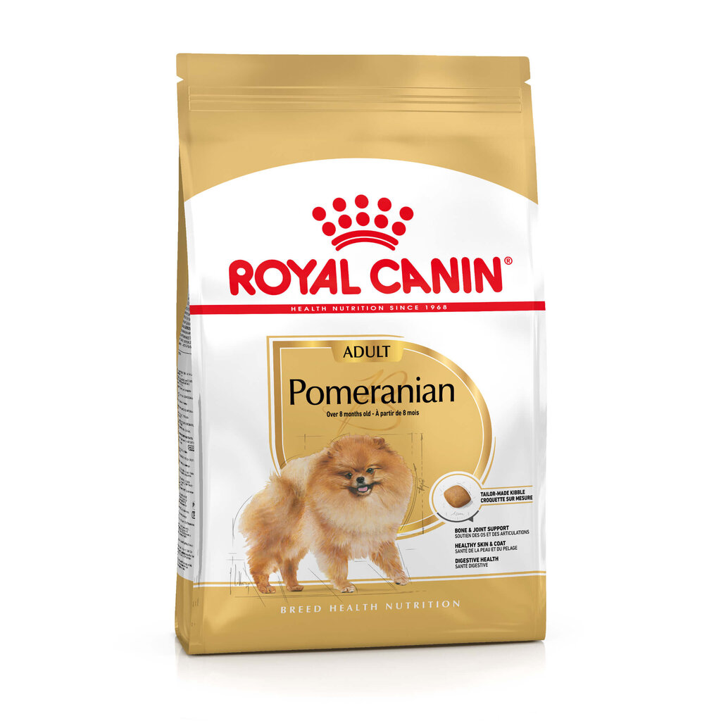 Royal Canin Pomeranian Adult pieaugušiem miniatūru špicu šķirņu suņiem, 3 kg цена и информация | Sausā barība suņiem | 220.lv