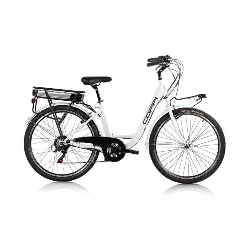 Elektriskais velosipēds Coppi Holland 26", balts cena un informācija | Elektrovelosipēdi | 220.lv