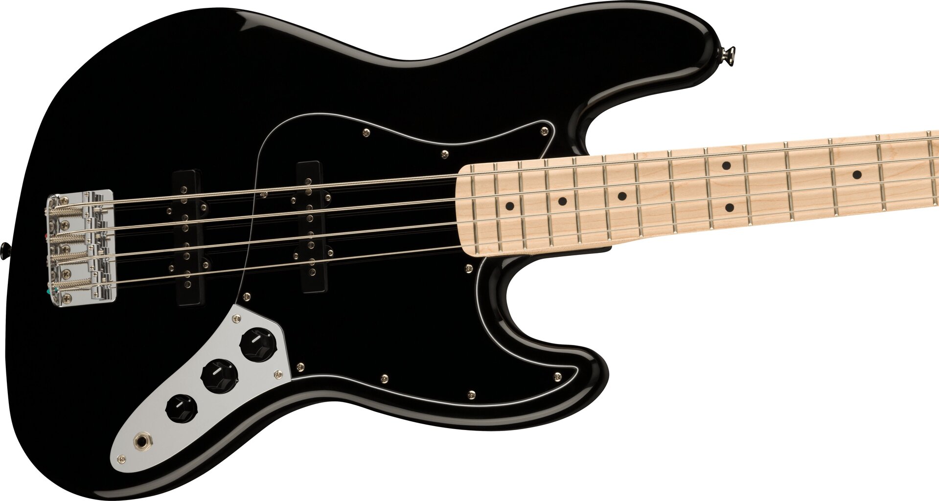 Basģitāra Fender Squier Affinity series Jazz Bass MN BPG BLK cena un informācija | Ģitāras | 220.lv