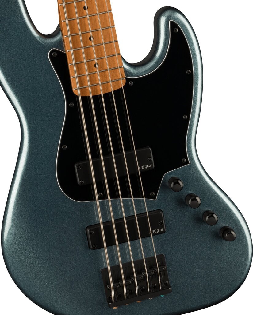 Basģitāra Fender Contemporary Active Jazz Bass HH V Gunmetal Metallic цена и информация | Ģitāras | 220.lv