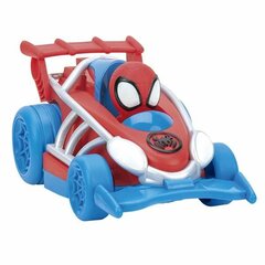 Sacīkšu automašīna Spidey Webbed Wheelies, 15 cm cena un informācija | Rotaļlietas zēniem | 220.lv