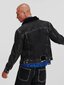 Karl Lagerfeld Jeans džinsu jaka vīriešiem Sherpa Denim Acid 563760224, pelēka цена и информация | Vīriešu virsjakas | 220.lv