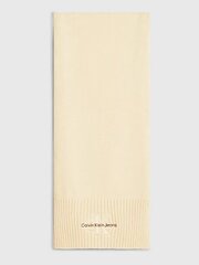 Šalle Calvin Klein Monologo Embro Knit Scarf Ivory 545010451 цена и информация | Женские шарфы, платки | 220.lv