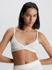 Calvin Klein krūšturis sievietēm Unlined Bralette 545667662, balts cena un informācija | Krūšturi | 220.lv