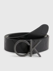 Josta sievietēm Calvin Klein Re-Lock Quilt Belt Ck Black 545010399 цена и информация | Женские ремни | 220.lv