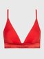 Calvin Klein krūšturis sievietēm Unlined Triangle Rouge 545667543, sarkans цена и информация | Krūšturi | 220.lv