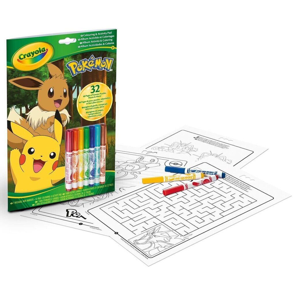 Pokémonu aktivitāšu grāmata bērniem cena un informācija | Attīstošās rotaļlietas | 220.lv