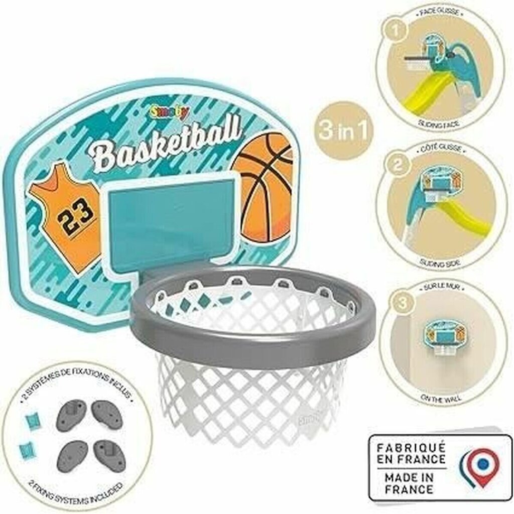 Bērnu basketbola komplekts Smoby цена и информация | Spēles brīvā dabā | 220.lv