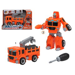 Pārveidojošs robots Bigbuy Fun, oranžs cena un informācija | Rotaļlietas zēniem | 220.lv