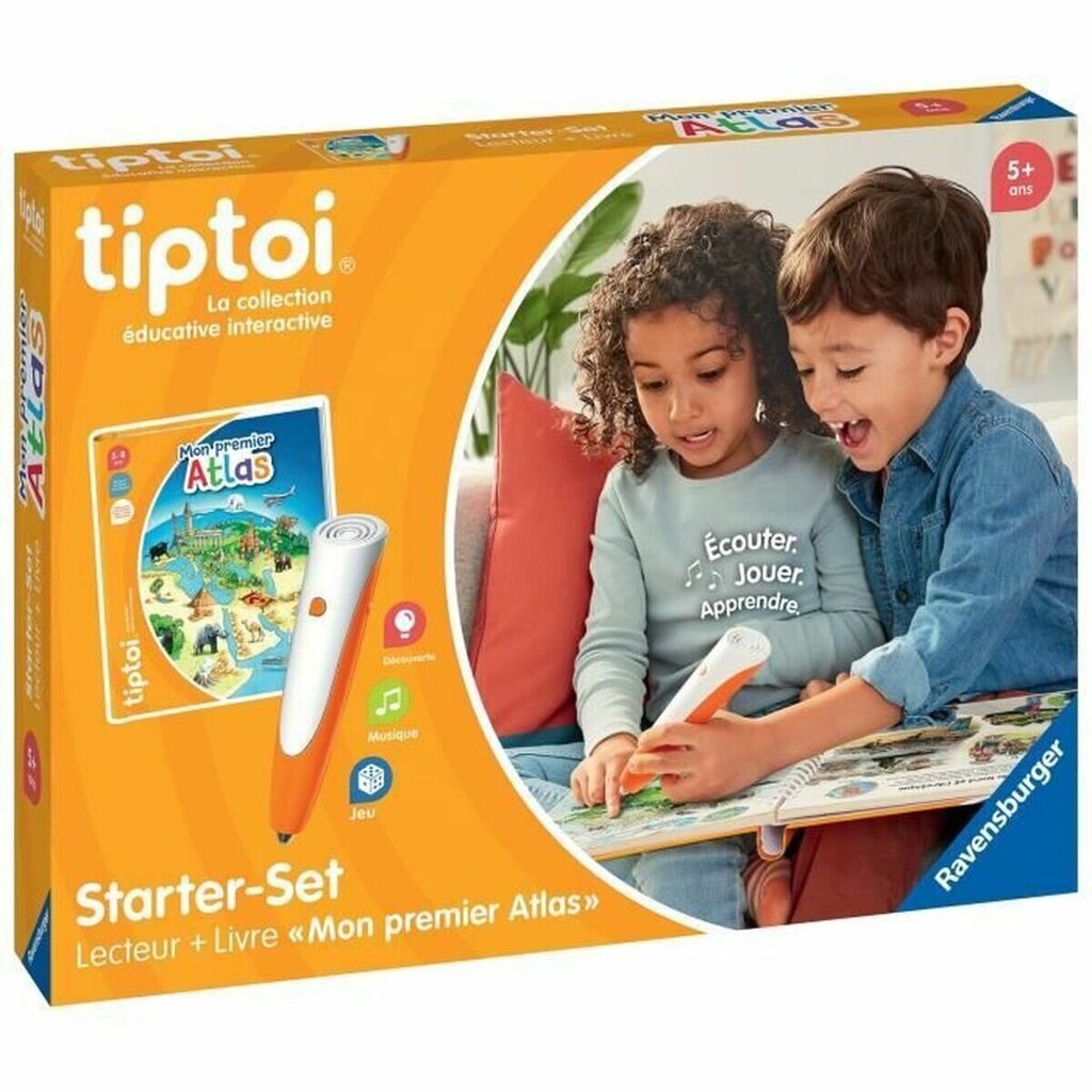 Izglītojošas spēles tiptoi® sākuma atlants Ravensburger, 4005556001774, FR cena un informācija | Attīstošās rotaļlietas | 220.lv