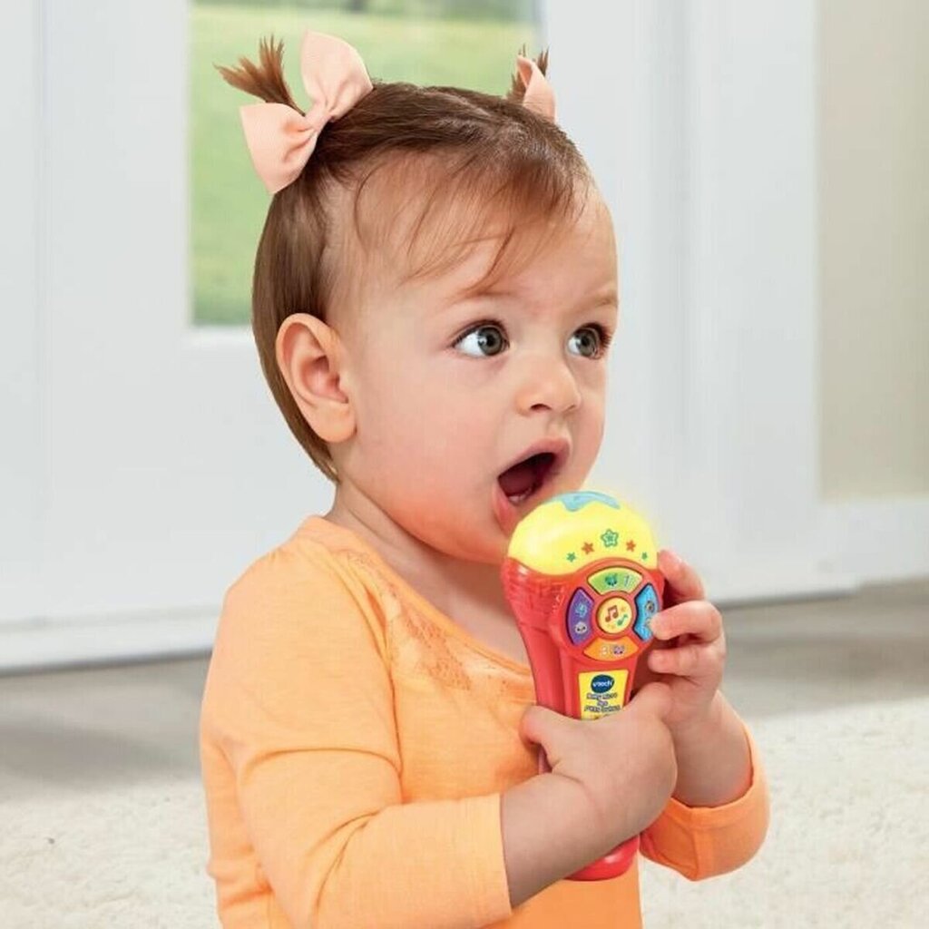 Rotaļlietu mikrofons Vtech Baby Baby, FR цена и информация | Rotaļlietas zīdaiņiem | 220.lv