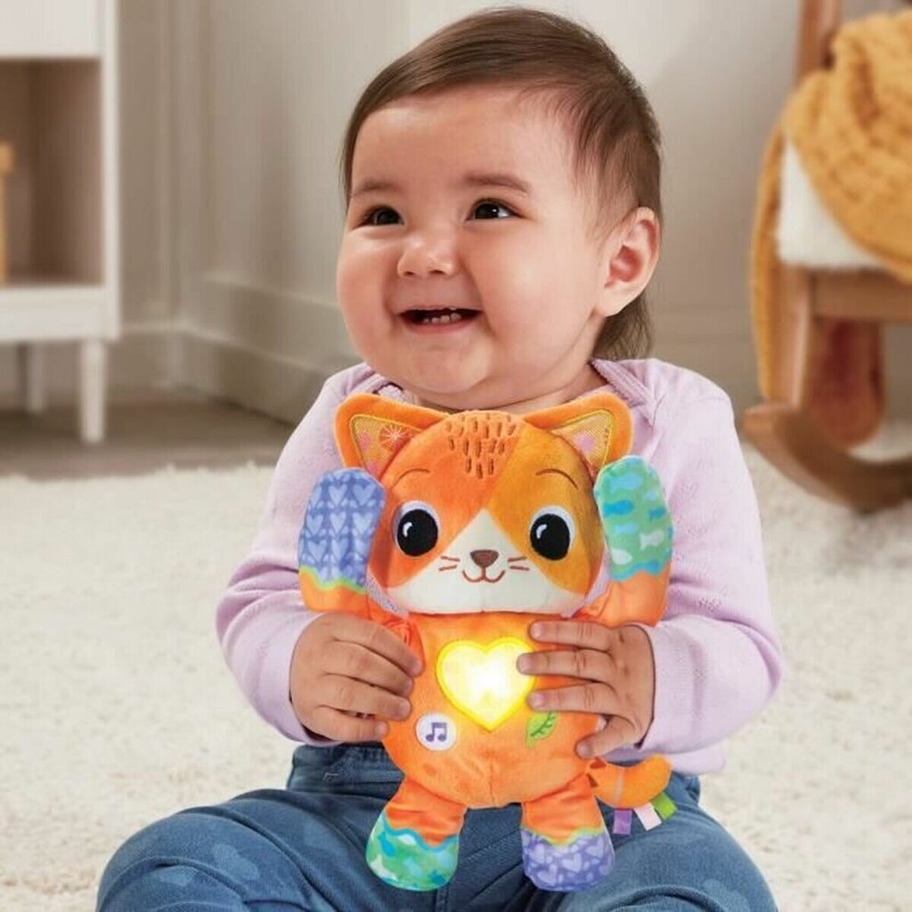 Izglītojoša rotaļlieta kaķis Vtech Baby Fripon cache-cahe chaton (FR) cena un informācija | Mīkstās (plīša) rotaļlietas | 220.lv