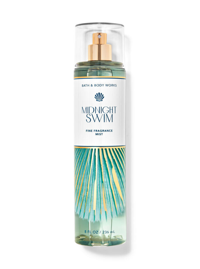 Ķermeņa aerosols Bath & Body Works Midnight Swim, sievietēm, 236 ml цена и информация | Parfimēta sieviešu kosmētika | 220.lv