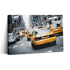 Glezna Ņujorkas taksometri pilsētas sastrēgumā цена и информация | Картины | 220.lv