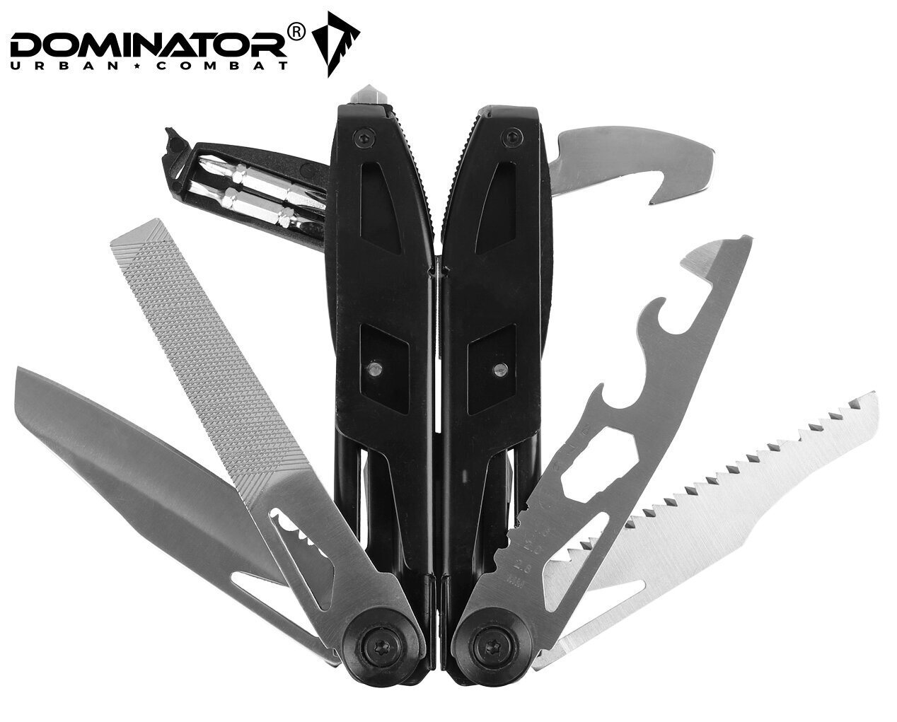 Daudzfunkcionāls instruments Multitool Strong Ant Dominator Urban Combat, melns cena un informācija | Tūrisma naži, daudzfunkcionālie instrumenti | 220.lv