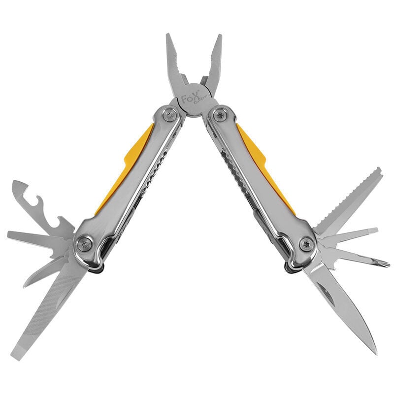 Daudzfunkcionāls instruments Multitool Fox Outdoor, pelēks цена и информация | Tūrisma naži, daudzfunkcionālie instrumenti | 220.lv