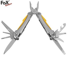 Daudzfunkcionāls instruments Multitool Fox Outdoor, pelēks cena un informācija | Tūrisma naži, daudzfunkcionālie instrumenti | 220.lv