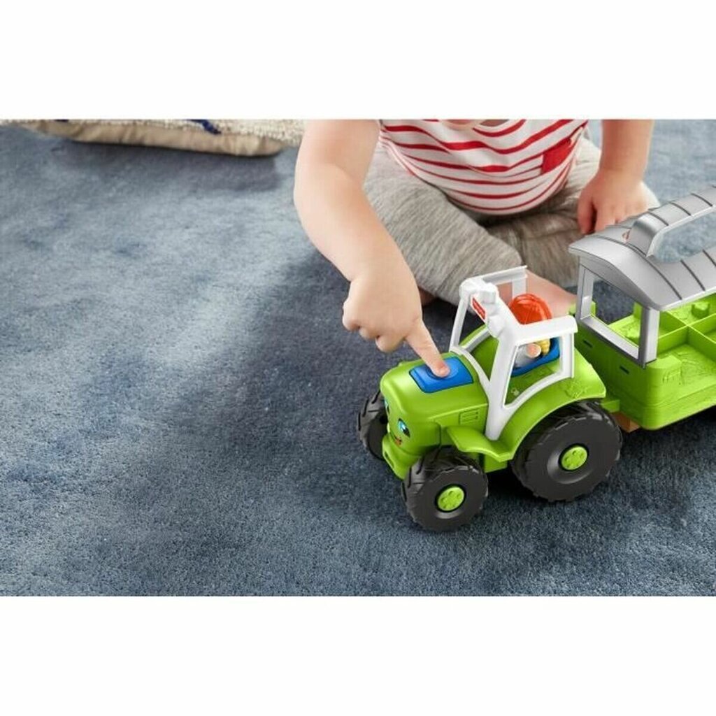 Traktors ar piederumiem Fisher Price Farmer цена и информация | Rotaļlietas zīdaiņiem | 220.lv