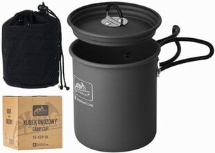 Salokāma ceļojuma krūze ar vāku Camp Cup Helikon-Tex, 850 ml cena un informācija | Ugunskura katli, trauki un galda piederumi | 220.lv