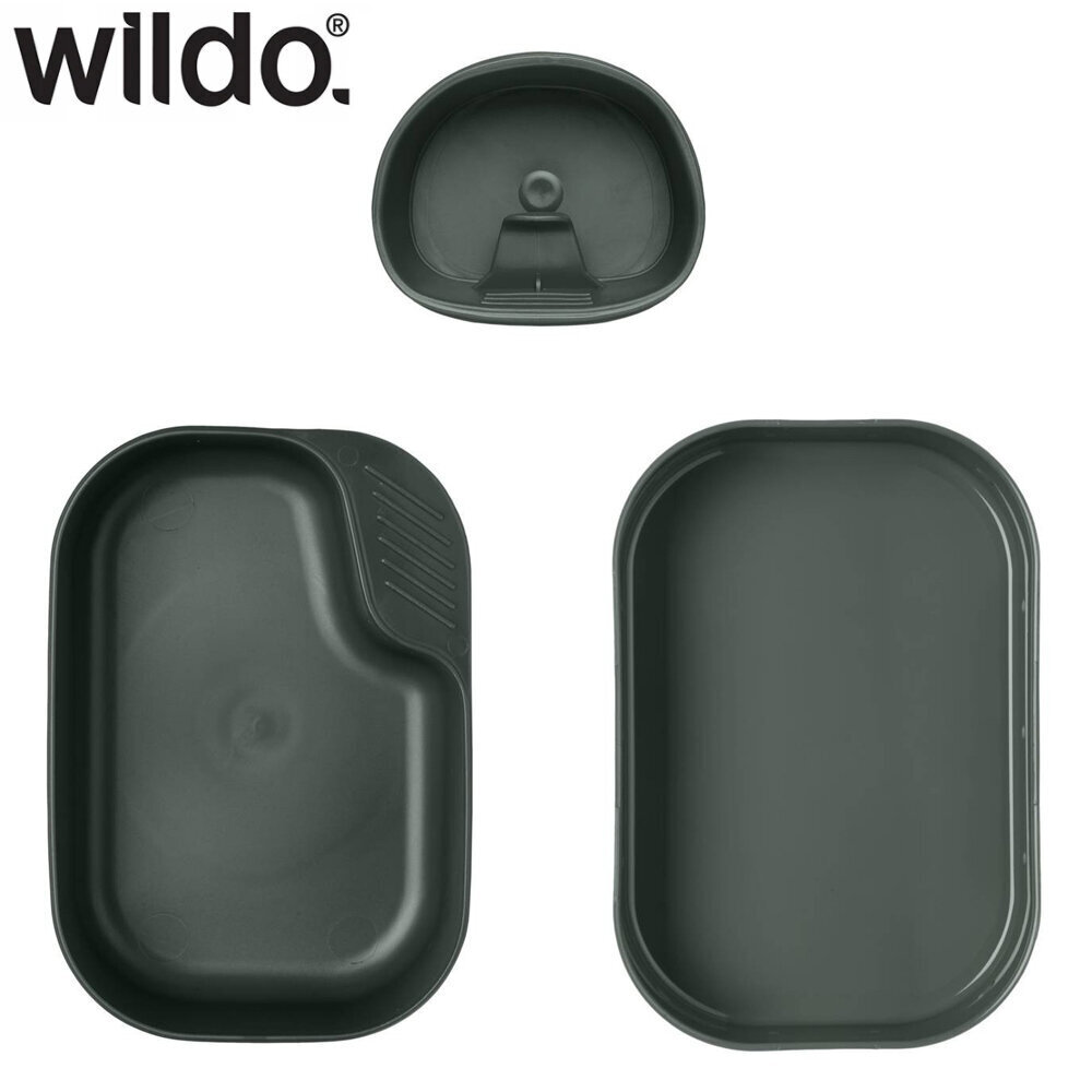 Tūrisma piederumu komplekts Camp-A-Box Basic Wildo, 19x13x5 cm cena un informācija | Ugunskura katli, trauki un galda piederumi  | 220.lv