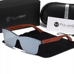 Polarizētas brilles Uv400 koka PolarSky цена и информация | Солнцезащитные очки для мужчин | 220.lv