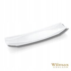 WILMAX Balts porcelāna šķīvis 40 cm цена и информация | Посуда, тарелки, обеденные сервизы | 220.lv