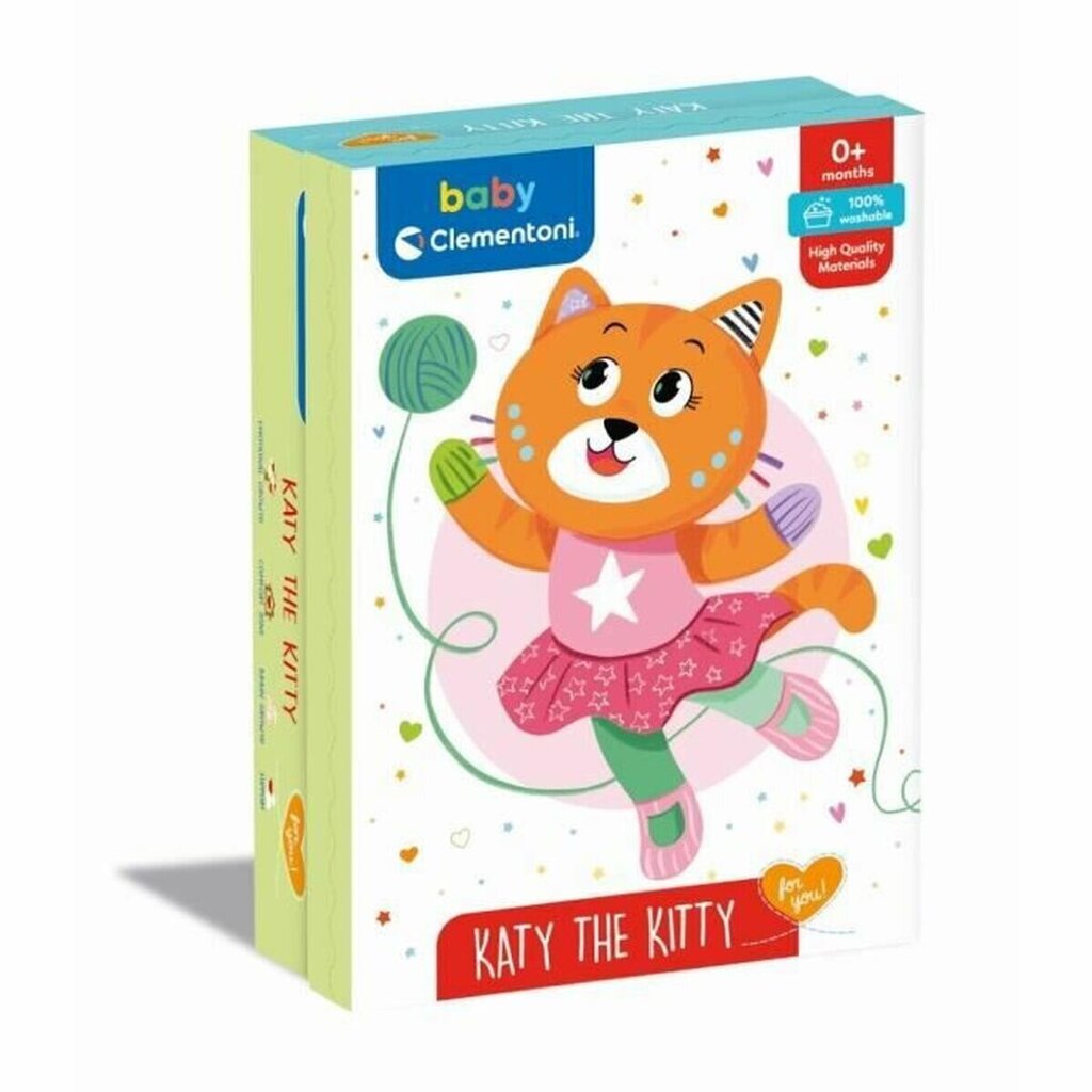 Plīša rotaļlieta Clementoni Katy the Kitty, dažādas krāsas cena un informācija | Mīkstās (plīša) rotaļlietas | 220.lv