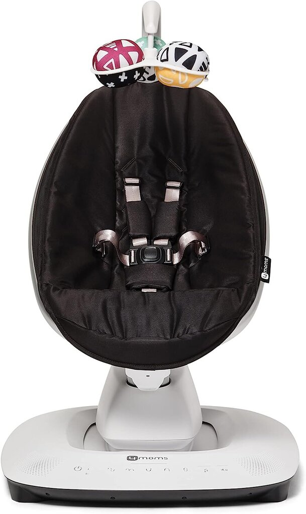 Šūpuļkrēsls bērniem 4Moms, black цена и информация | Bērnu šūpuļkrēsliņi | 220.lv