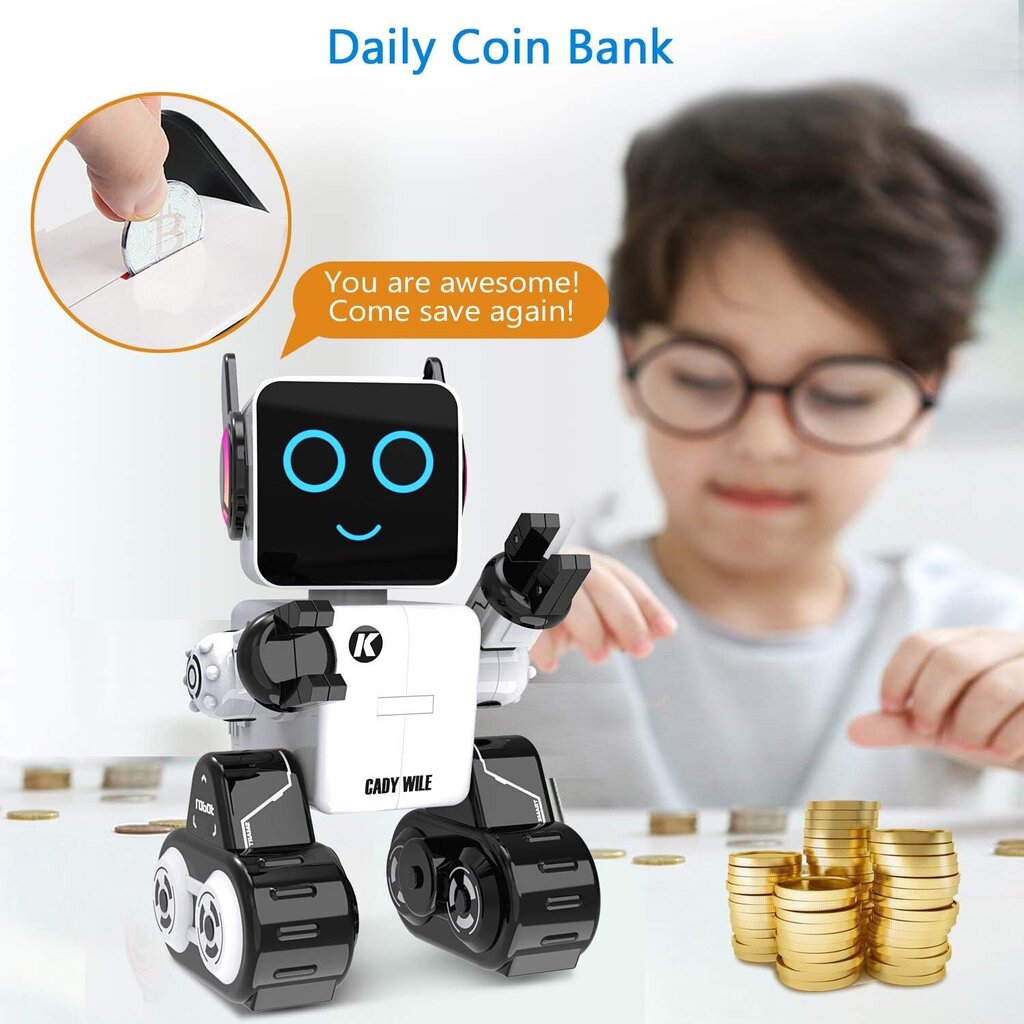 Robotu rotaļlieta bērniem JJR/C, balts цена и информация | Rotaļlietas zēniem | 220.lv