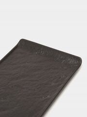 Wilmax šķīvis melns, 30x9,5 cm cena un informācija | Trauki, šķīvji, pusdienu servīzes | 220.lv
