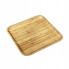 Wilmax bambusa šķīvis, 15x15 cm, 6 gab. cena un informācija | Trauki, šķīvji, pusdienu servīzes | 220.lv