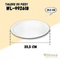 Wilmax picas plate, 35,5 cm цена и информация | Trauki, šķīvji, pusdienu servīzes | 220.lv