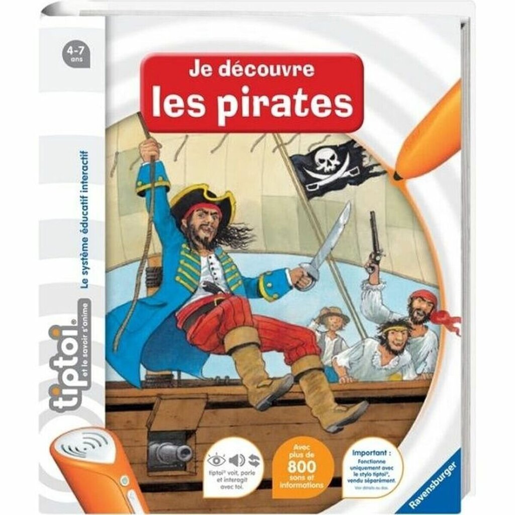 Izglītojoša spēle Atklājiet pirātu dzīvi Ravensburger, FR cena un informācija | Attīstošās rotaļlietas | 220.lv