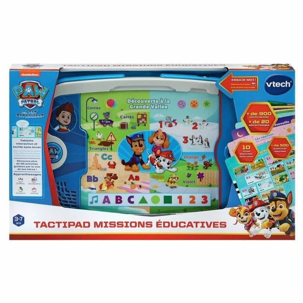 Interaktīvs planšetdators bērniem Vtech Tactipad Paw patrol (FR) cena un informācija | Rotaļlietas zēniem | 220.lv