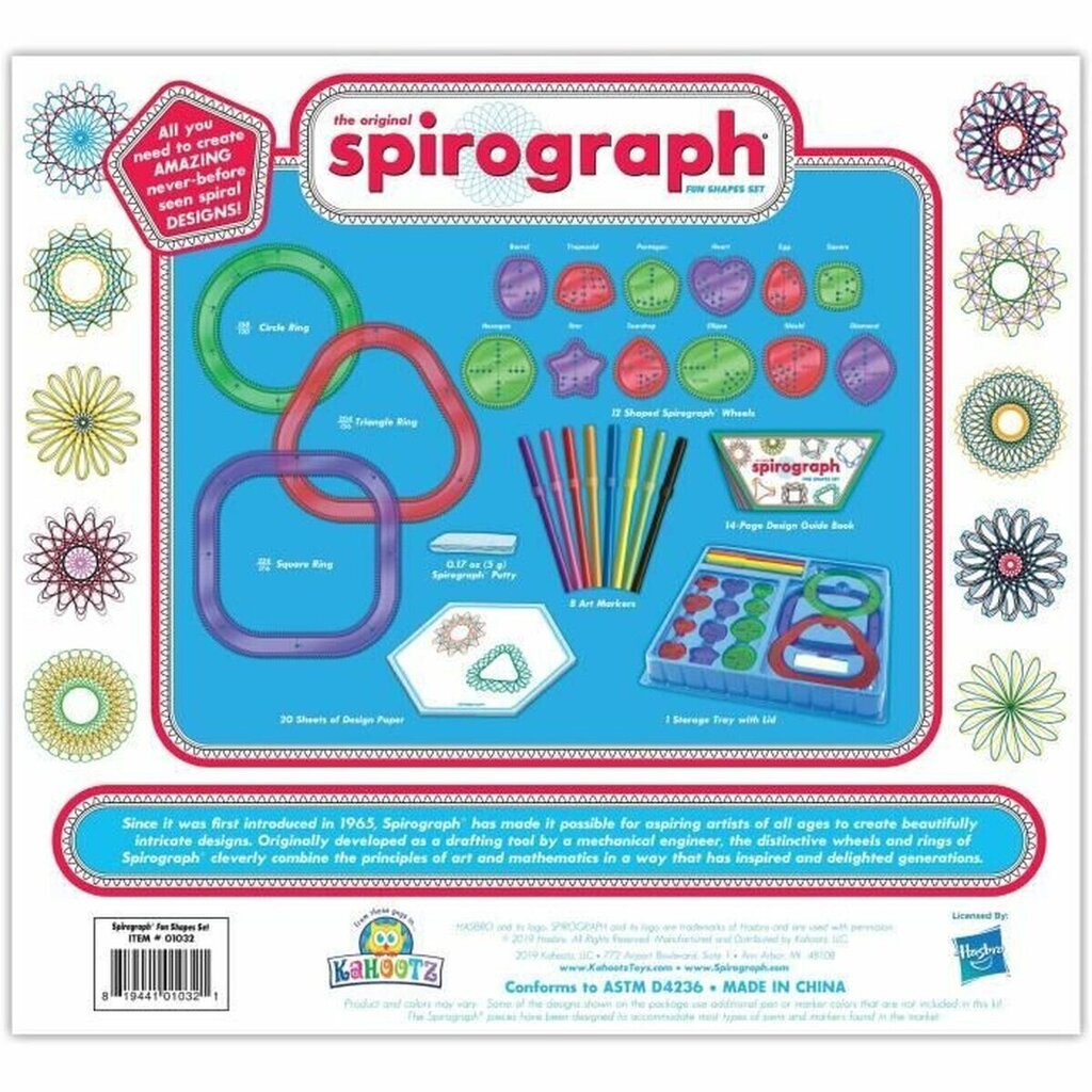 Zīmēšanas komplekts Silverlit Spirograph Original Forms цена и информация | Modelēšanas un zīmēšanas piederumi | 220.lv