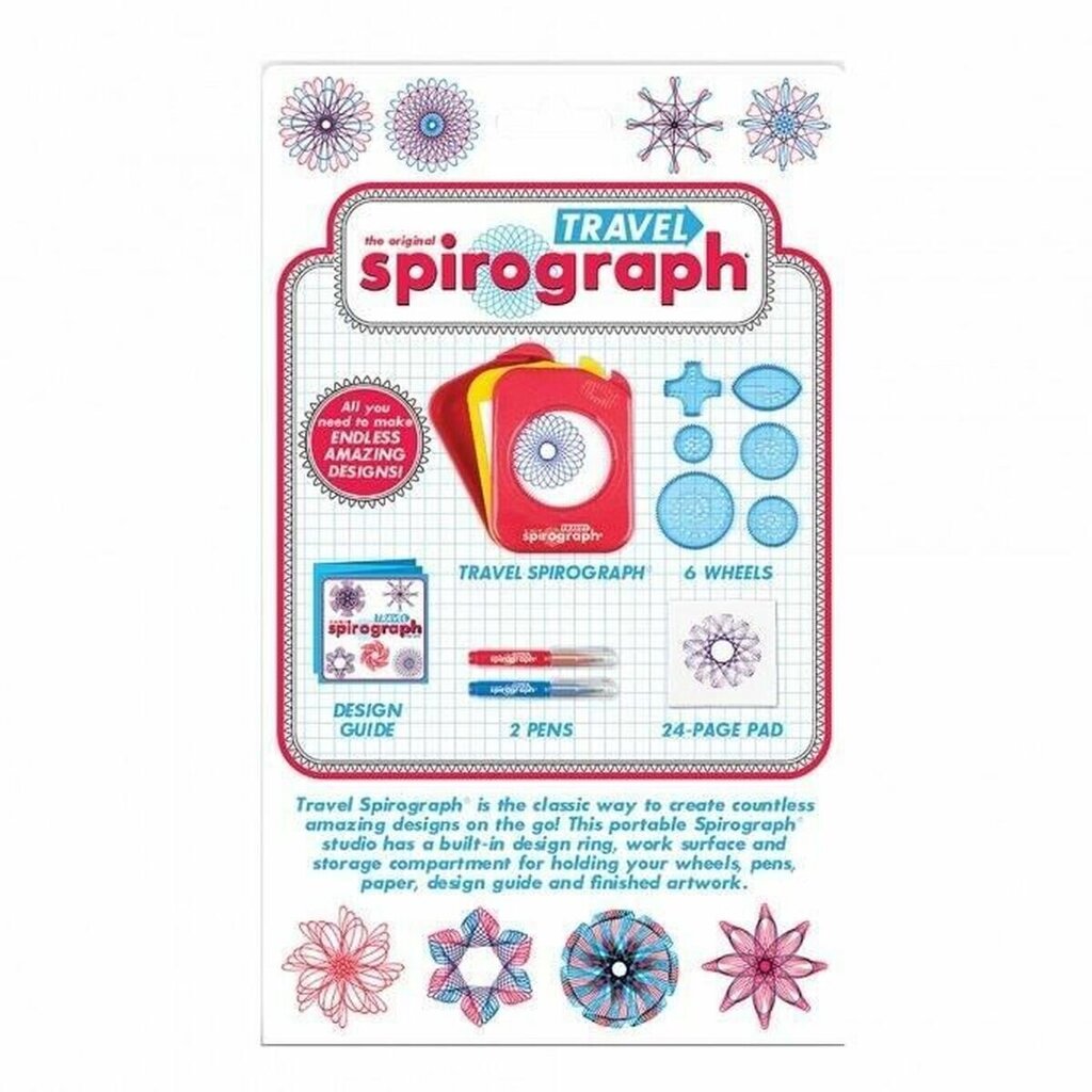 Zīmēšanas komplekts Silverlit Spirograph Travel цена и информация | Modelēšanas un zīmēšanas piederumi | 220.lv