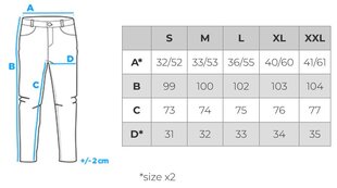 Bikses vīriešiem Ombre OM-PAJO-0135, zaļa цена и информация | Мужские брюки | 220.lv