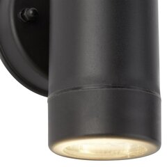 Searchlight наружный настенный светильник, бра Coastal 7591-1BK цена и информация | Уличное освещение | 220.lv