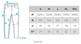 Мужские спортивные брюки карго Ombre OM-PAJO-0123 цена и информация | Мужские брюки | 220.lv
