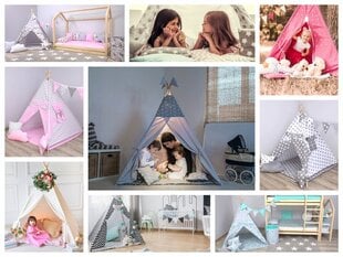 Bērnu rotaļu namiņš Fluxar Home Iglo, rozā, 150 cmx115 cm cena un informācija | Bērnu rotaļu laukumi, mājiņas | 220.lv