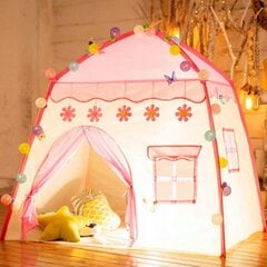 Bērnu rotaļu telts Fluxar Home 5015, rozā, 102x102x140cm cena un informācija | Bērnu rotaļu laukumi, mājiņas | 220.lv