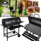 Kokogļu grils Five-Star Grill&Chill, 71 x 35 cm, melns cena un informācija | Grili | 220.lv