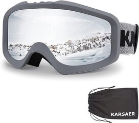 Slēpošanas, snovborda brilles Karsaer K7012, pelēkas cena un informācija | Slēpošanas brilles | 220.lv